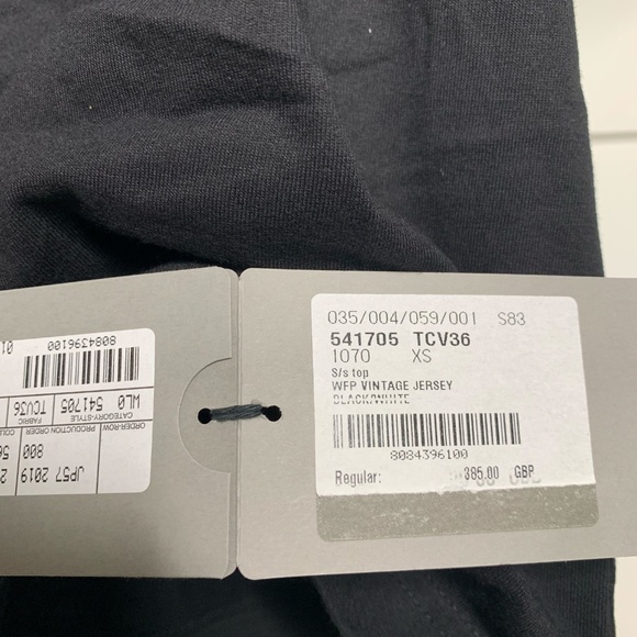 Balenciaga "WFP" Logo Black T-Shirt - World Food Programme - Picture 8 of 8